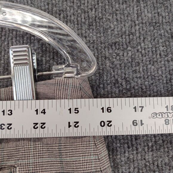 Wet Seal Skirt Womens Size 5 Gray Check Pattern Side Slit Cotton Blend - Picture 4 of 12